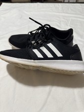 ADIDAS WOMENS CLOUDFOAM PURE 2.0 RUNNING SHOES BLACK WHITE SIZE 8.5