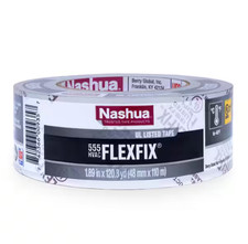 Nashua Tape 1.89 in. x 120.3 yd. 555 FlexFix UL Listed Duct Tape Sealer