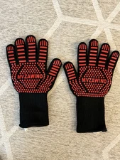 Premium BBQ Gloves, 1472°F Extreme Heat Resistant Oven Gloves, Grilling Gloves 