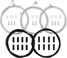 42-Piece Universal Bicycle Brake and Shifter Cable Kit for MTB and Road Bikes