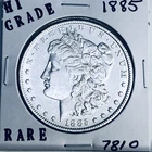 1885 MORGAN SILVER DOLLAR HI GRADE GENUINE U.S. MINT RARE COIN 7810