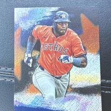 Topps 2020 Chrome Yordan Alvarez #200 Houston Astros Baseball Card