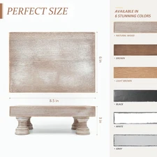 Farmhouse Riser for Room Decor : Decorative Pedestal Stand for Display Your H...