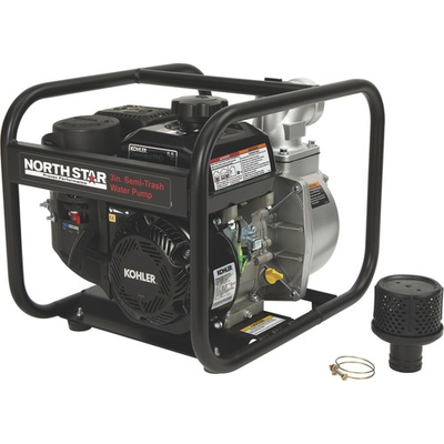 #ad NorthStar Self Priming Semi Trash Water Pump 3in. Ports 15850 GPH 3 4in. $699.99
