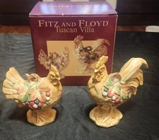 Fitz and Floyd TUSCAN VILLA Salt & Pepper 2004