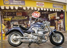 Stunning desigaisto 1/18 Maisto BMW R1200C Blue Gray Metallic Cylinder