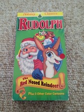 Holiday Classics Rudolph The Red Nosed Reindeer VHS, 1991 Vintage Tape Movie