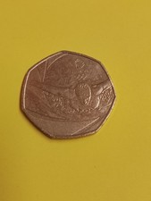 2016 Team GB Rio Olympic Swimming 50p Fifty Pence Coin Circulated