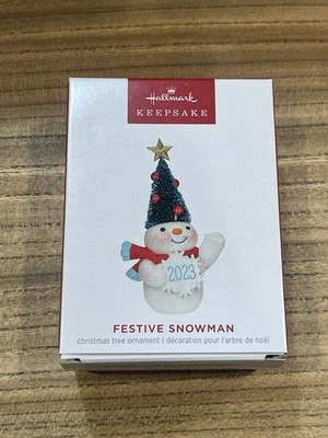 Hallmark Keepsake Ornament 2023 Limited Edition Festive Snowman NIB