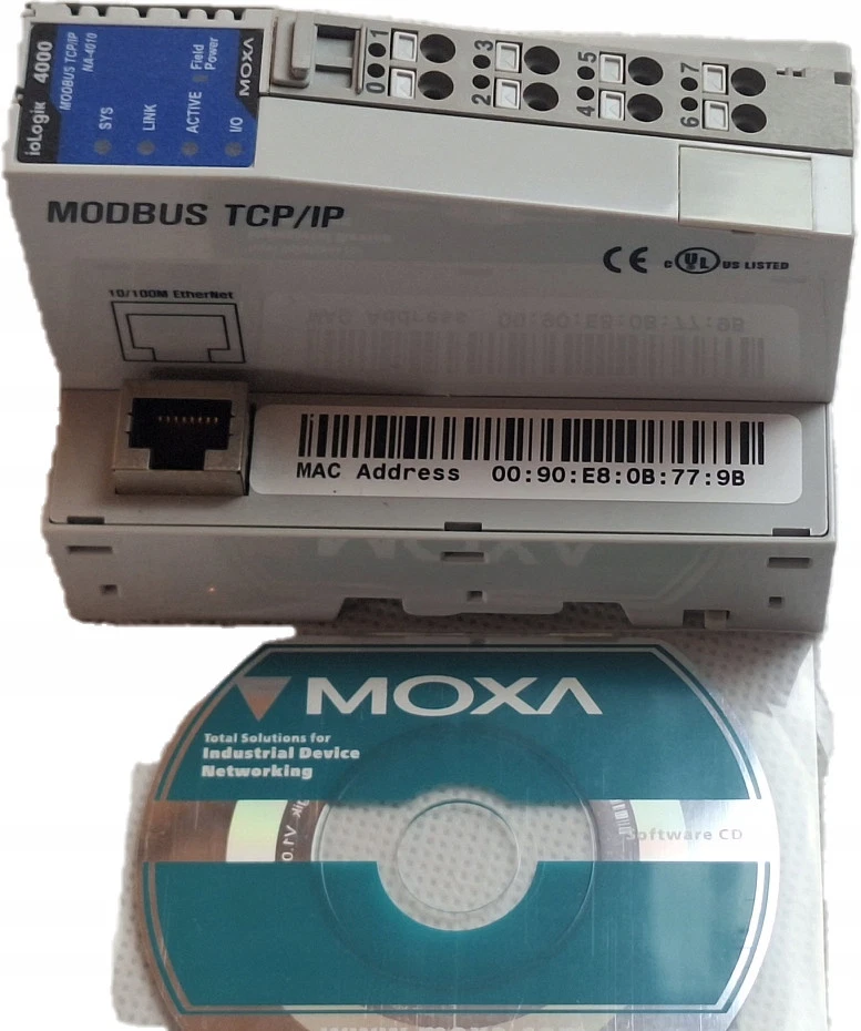 Moxa NA-4010 Ethernet Network Adapter – Modbus TCP, 10/100 Mbps​ - Image 2 of 4