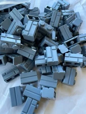 LEGO- NEW - #98283-SAND BLUE-1 X 2 BRICK MASONRY-10 PIECES