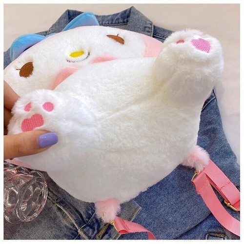 Cinnamoroll Kuromi My Melody Peluche Bambola Cartone Animato Zaino Donna Borsa a Tracolla - Foto 19 di 25