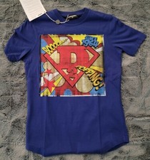 DSquared Superhero T-shirt Blue Boys size 12