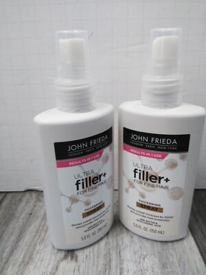John Frieda Ultra Filler + For Fine Hair Thickening Spray Biotin 5.oz (2PK)