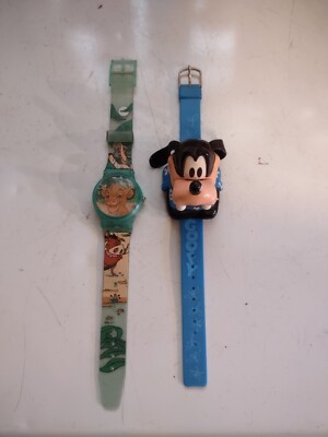 2 Disney Watches Lion King & Goofy