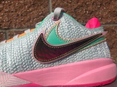 NEW Nike LeBron XX 20 Barely Green Multicolor TIME MACHINE Mens sz