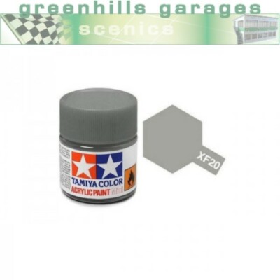 Greenhills Tamiya 10ml Flasche Acrylfarbe - Mittelgrau XF-20 81720 - C583