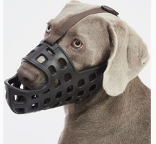 New Mayerzon Dog Muzzle Breathable Basket Muzzle Large Dogs