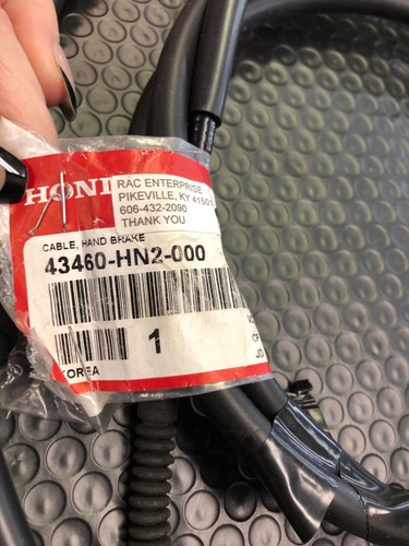 01-04 Honda Foreman Rubicon 500 Oem Hand Park Brake Cable Line 43460-HN2-000 - Foto 2 di 4