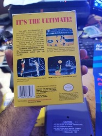 Ultimate Basketball NES Nintendo Complete CIB Very Good Condition With Poster
