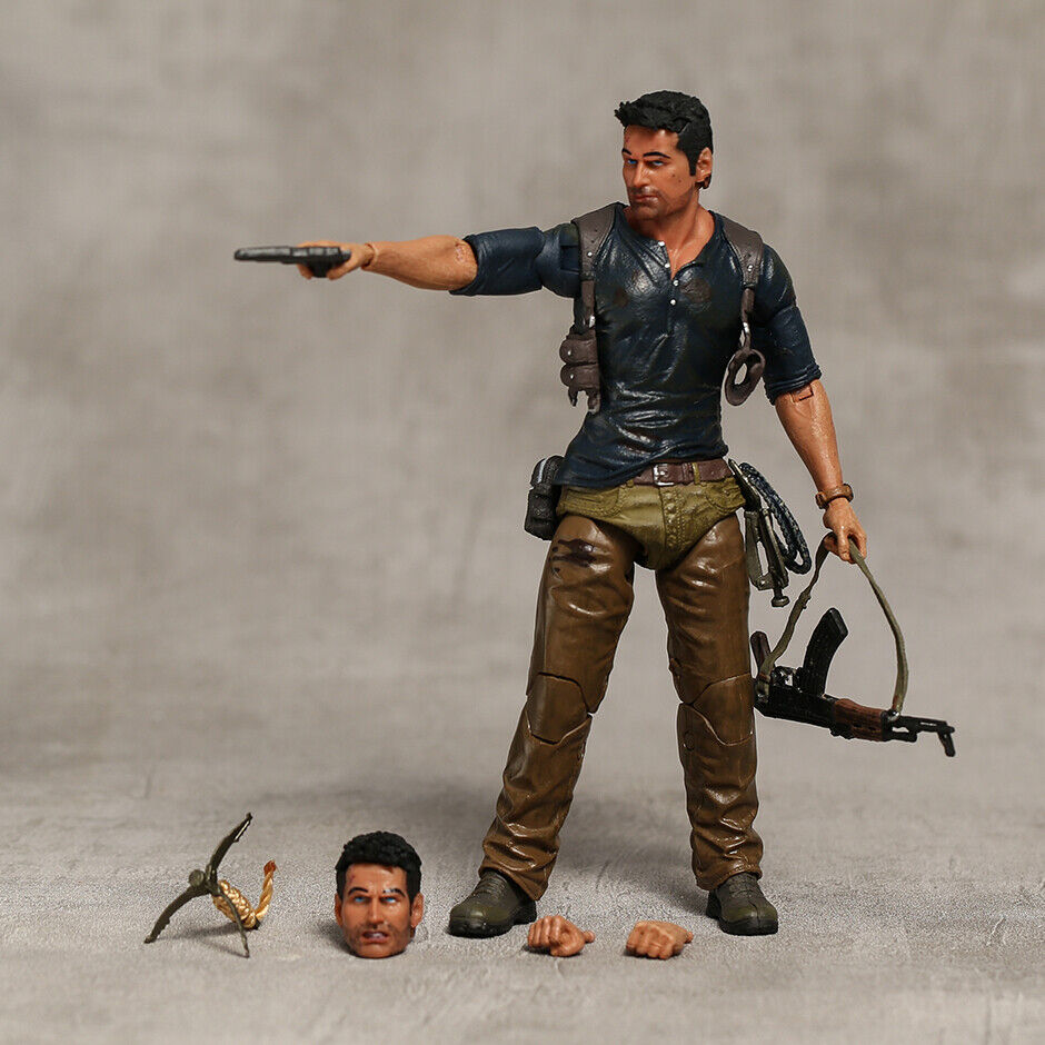 Figure Action Boneco Nathan Drake Uncharted 4 Neca