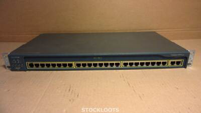 Cisco Catalyst WS-C2950T-24 24-Ports Rack Managed Ethernet Switch INCL RM EARS