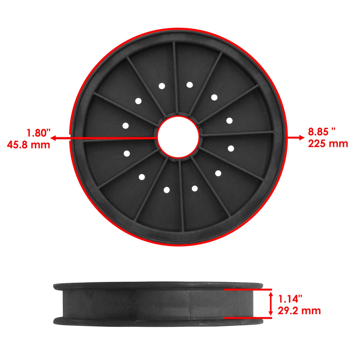 109-0996 1090996 Deck Pulley for Exmark LZAS22KA484