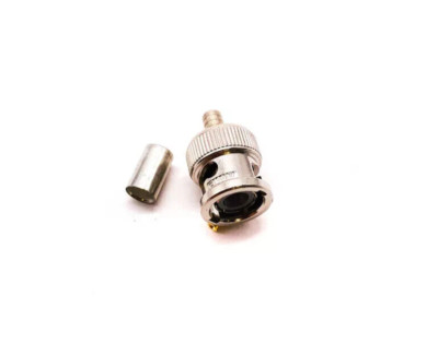AMP BNC Plug Connector Crimp ST Cable Mount