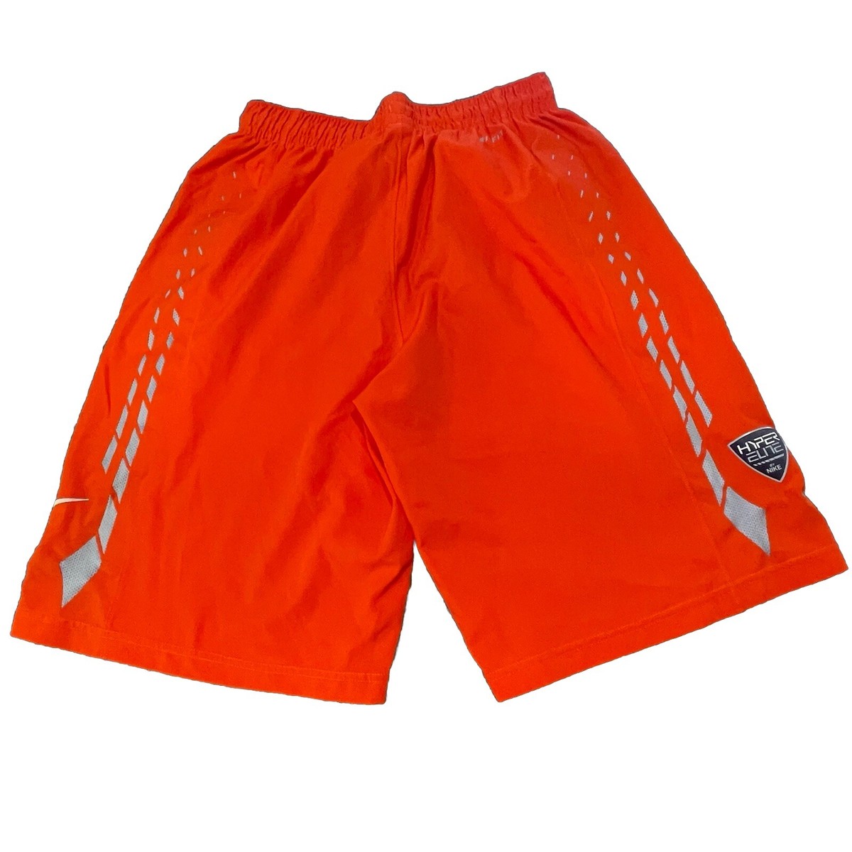 Hyper Elite By Nike Basketball Shorts Mens Medium Orange Loose