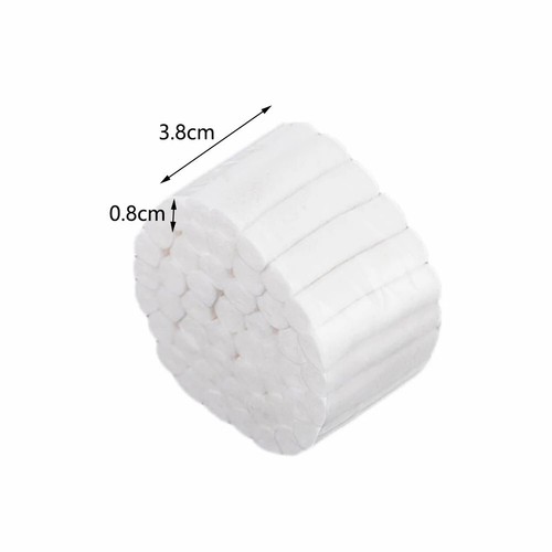 Dental Cotton Rolls Size 1 – 0.8CM X 3.7CM (pack of 1000) - Picture 4 of 6