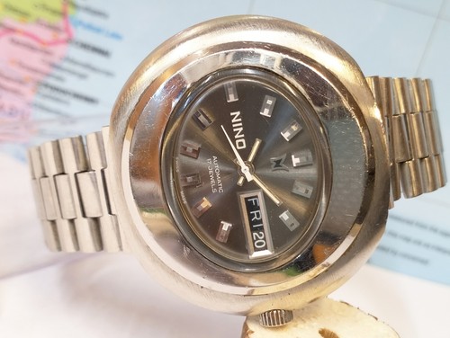 NINO 17 JEWELS AUTOMATIC GRAY DIAL N49 SWISS MEN'S FULL WORKING ALL ORG. VINTAGE - Picture 14 of 24