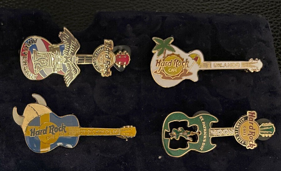 非売品 Hard Rock Cafe AEROSMITH GUITAR PIN Miscellaneous Hard Rock Cafe Guitar Pins *Selling Each One