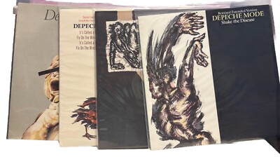 Depeche Mode 4 12'' Single Lot IMPORT New Life Shake The Disease Called Heart +