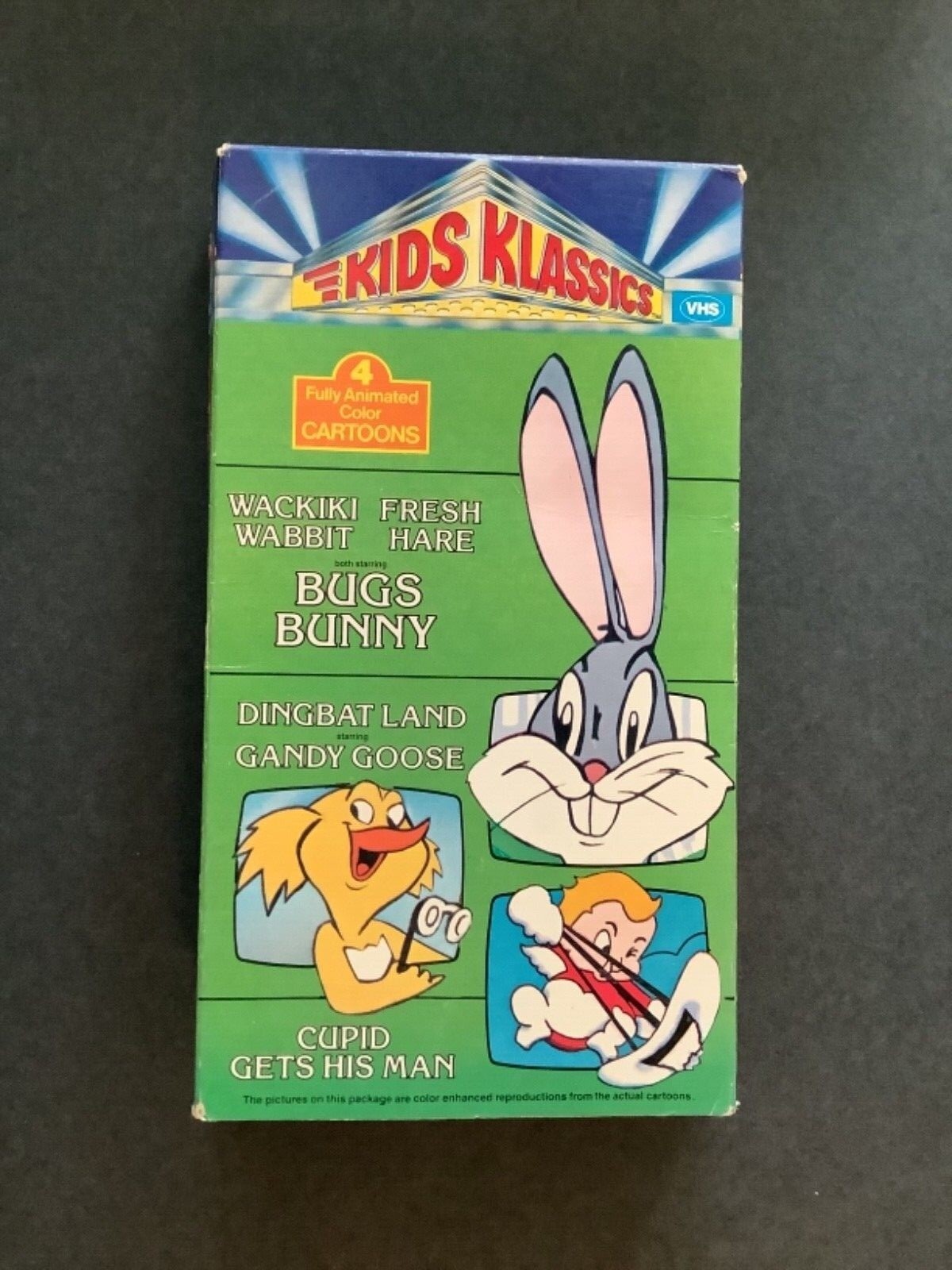 Kids Klassics Bugs Bunny VHS Animated Cartoons Waikiki Wabbit, Fresh
