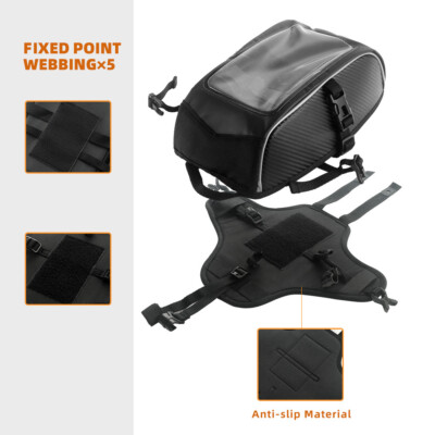 1 x Tank Storage Bag For 4.7'' to 6.7'' Screen For Can am Ryker 600 900 2019-2023