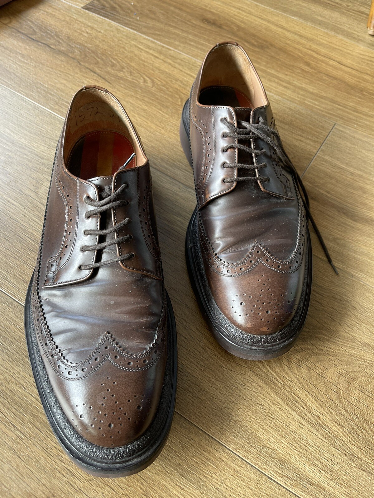 SAOLA Scarpe Paul Smith Brogue Derby da uomo 8UK