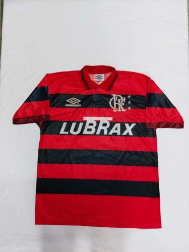 Vintage Mens Football Shirts 1994/95 Umbro Flamengo Home Centenary, Size XL - Picture 1 of 6