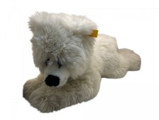 Steiff animal 0357/40 polar bear lying 40 cm wide. Excellent Condition