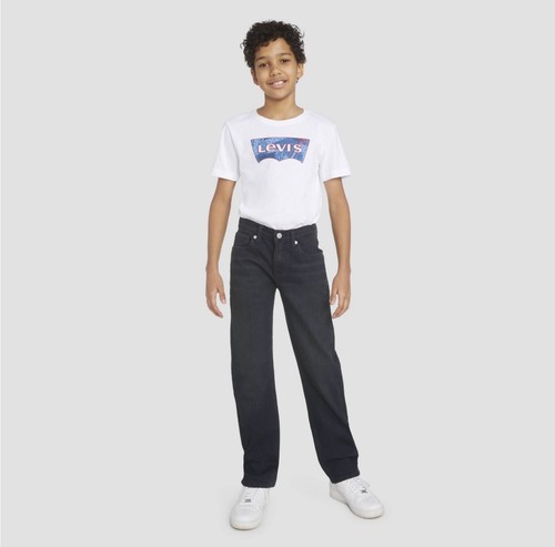 ☀️ Levi's Boys' 514 Straight Fit Performance Jeans - Black 6 - Picture 2 of 2