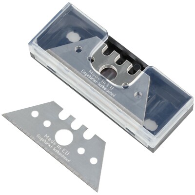 Wolfcraft    Trapezklingen 0,5 x 52 mm   Ersatzklingen scharf   bruchsicher  