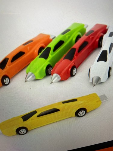 5 Racing Car Ballpoint Pen Funny Novelty Design Ball Pens Portable Creative New - Picture 2 of 3