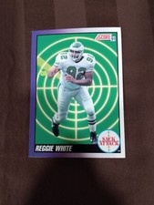 1991 Score #655 REGGIE WHITE Philadelphia Eagles Sack Attack