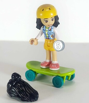 Lego Friends Minifigure Liann frnd583 NEW skateboard | eBay