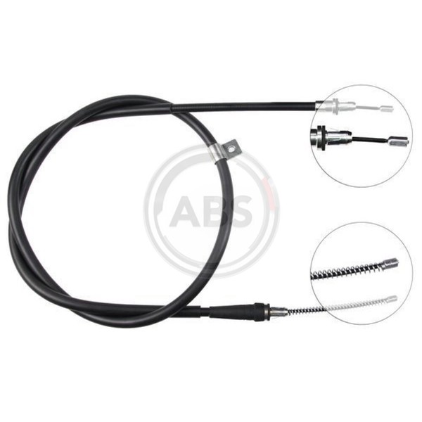 A.B.S. Handbremsseil Bremsseil Rechts Passend FüR Nissan Note E11 NE11-image