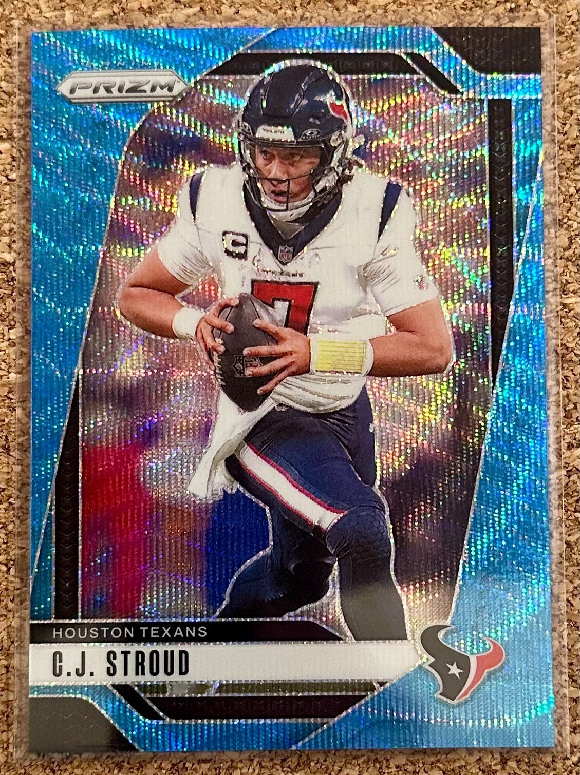 🔥 2024 PANINI PRIZM CJ STROUD #111 BLUE WAVE PRIZM SP /230 HOUSTON TEXANS 🔥