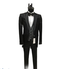 ABITO  TIGHT UOMO NUOVO SPOSO T. 48  FIRMATO CARLO PIGNATELLI SUIT  WEDDING 