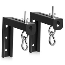 Universal Projector Screen Wall Mount L-Brackets Hanging Ceiling Mount, Black
