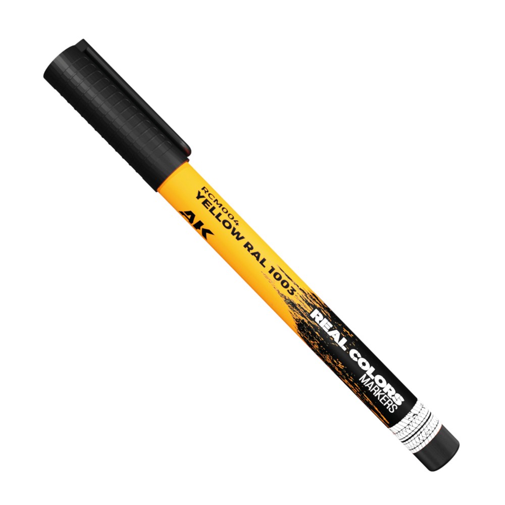 AK Interactive Yellow RAl1003 Real Colours Acrylic Paint Marker RCM004