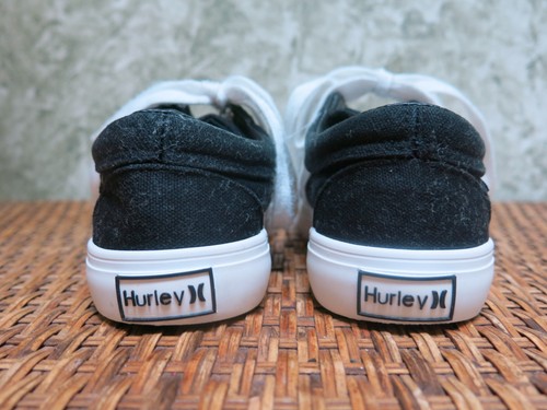 Hurley Youth Sz 1 Boardy Black & White Trainers Tennis Shoes/Nevr Worn/Non-slip - Picture 5 of 9