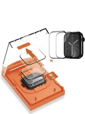 2 Pack Screen Protector & Installation Kit for Apple Watch Series 9 8 7 40mm NOB